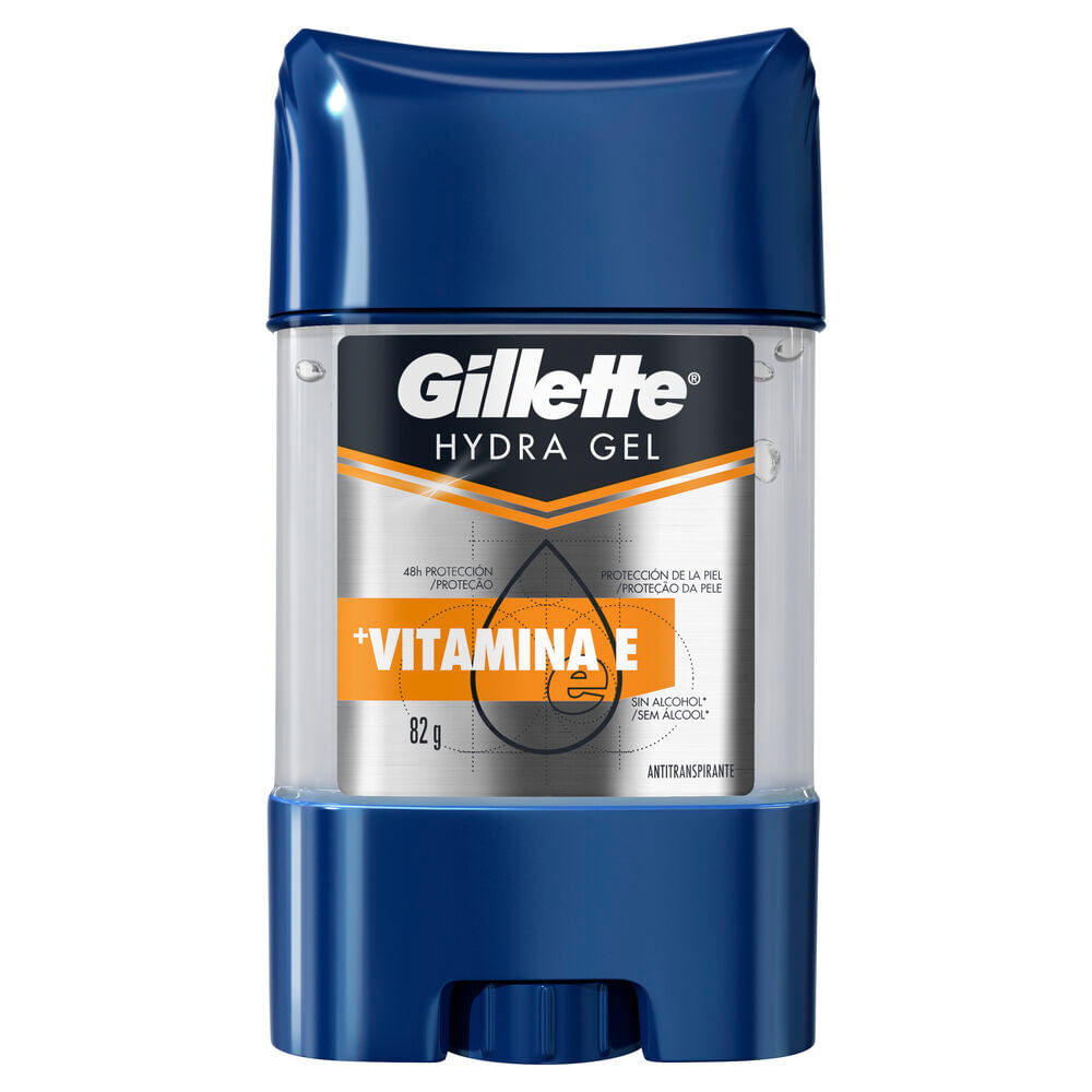Desodorante Antitranspirante Gillette Hydra Gel +Vitamina E Gel Stick 82g