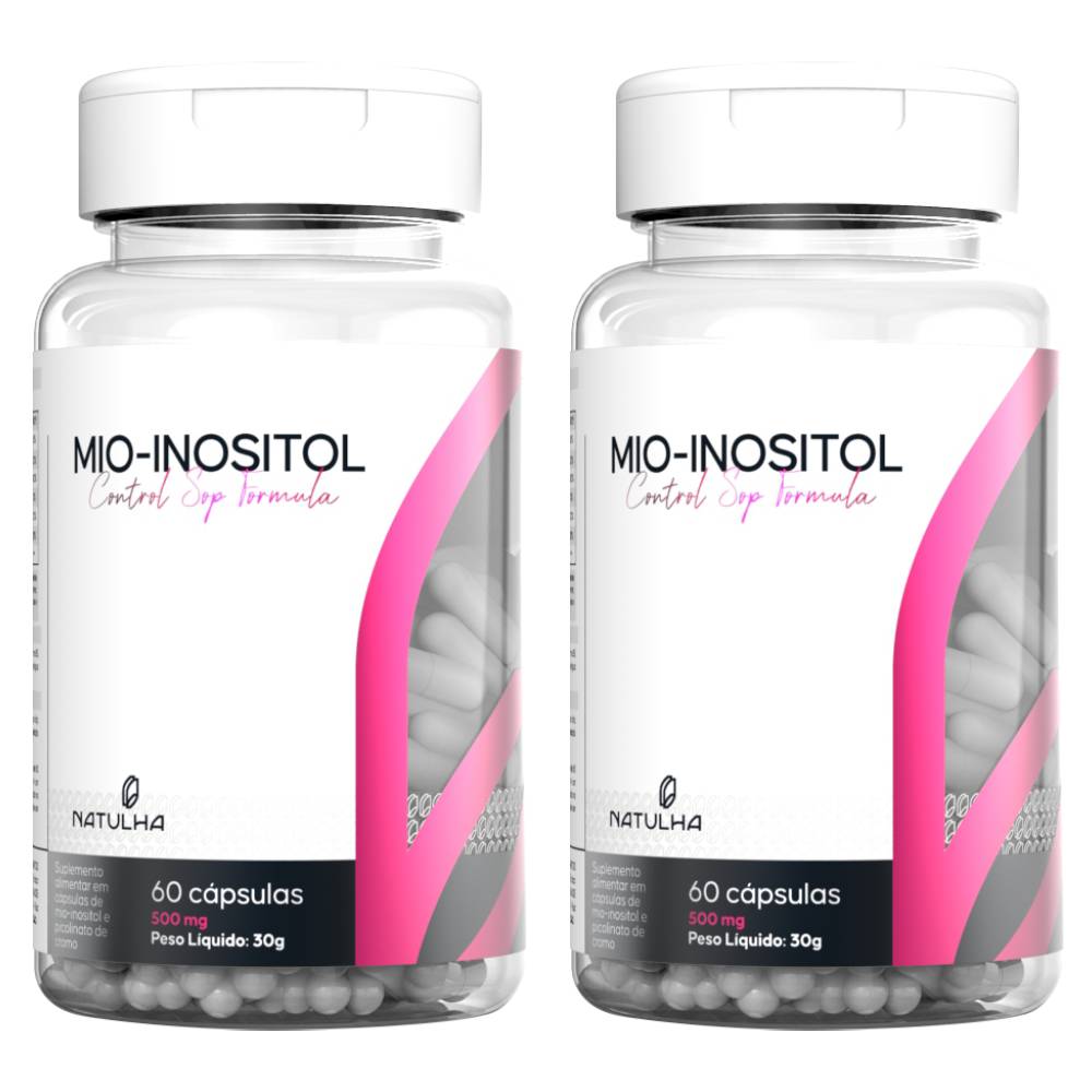 KIT 2x Mio-Inositol Control SOP Formula 60 cápsulas - Natulha