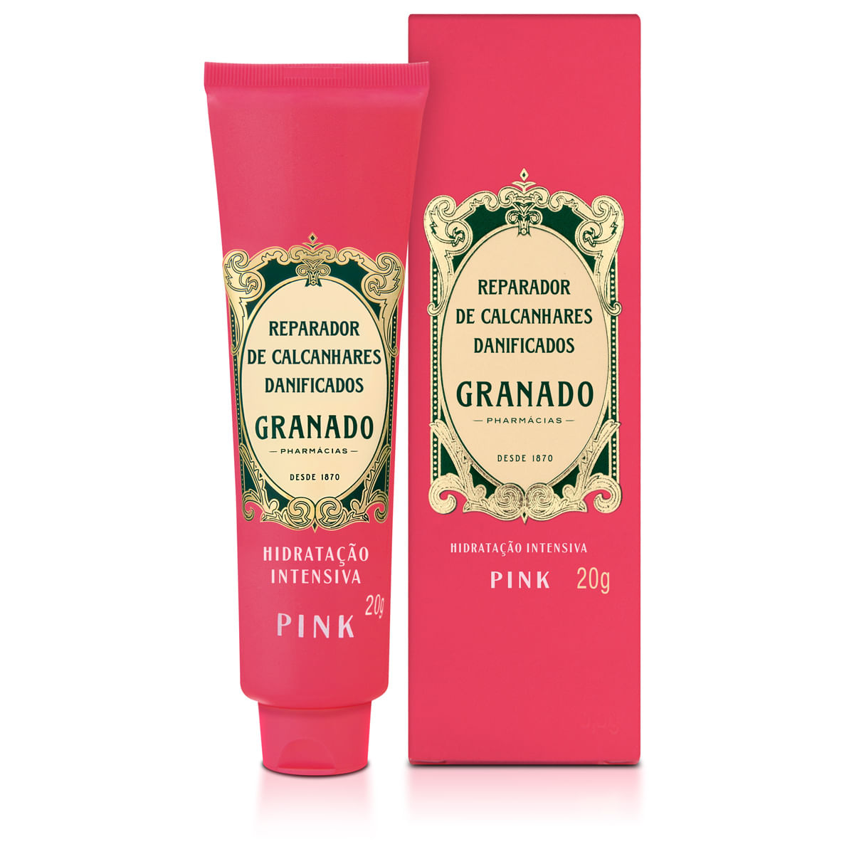 Creme para Pés Granado Pink Reparador de Calcanhares Danificados 20g