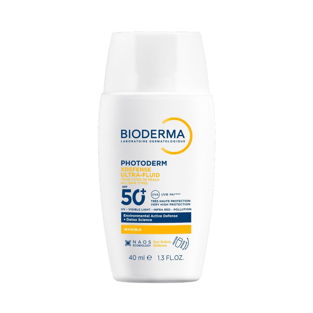 Protetor Solar Facial Bioderma Invisible Fps60 Photoderm Xdefense Ultra-Fluid 40ml
