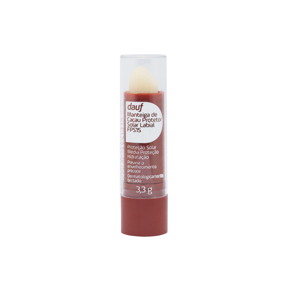 Protetor Labial Dauf Manteiga De Cacau Fps15 3,3 G
