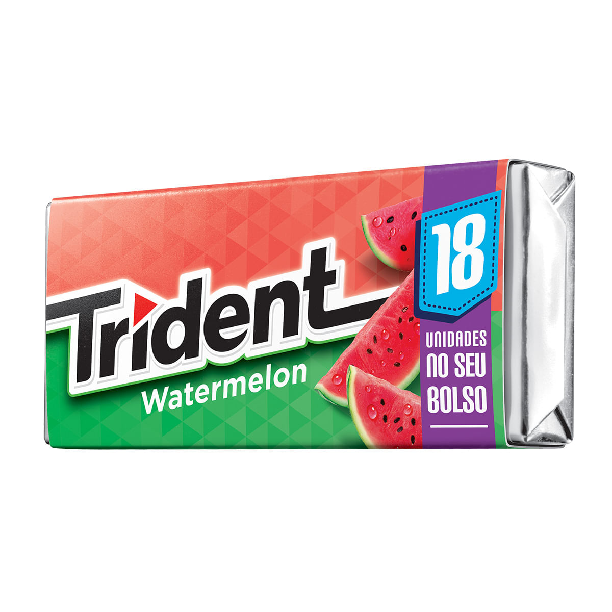 Goma De Mascar Trident Watermelon (18 Unidades) 30,6g
