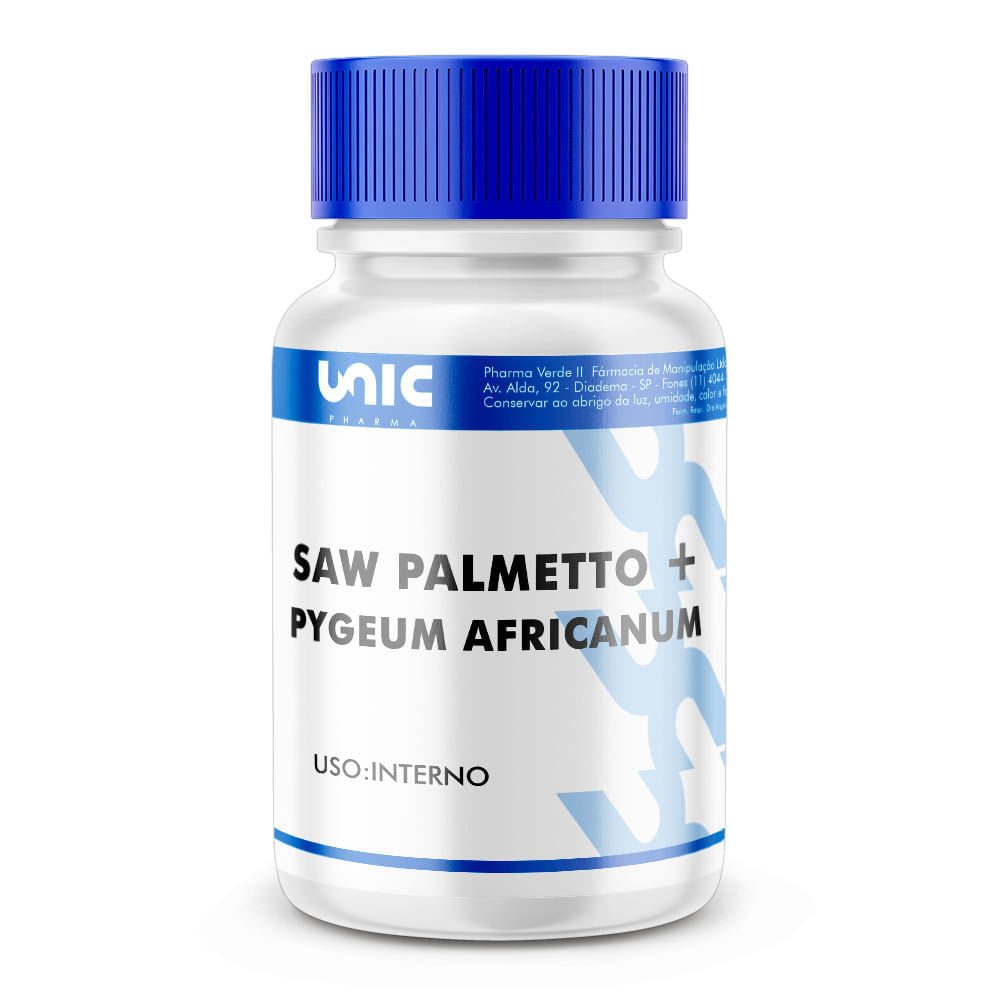 Saw Palmetto 160mg + Pygeum Africanum - 60 Cápsulas