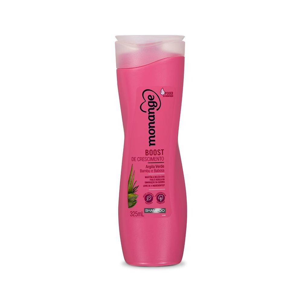 Shampoo Monange Boost de Crescimento Argila Verde, Alecrim e Babosa 325ml