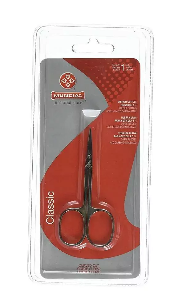 Tesoura Para Unhas Mundial Classic Curva Bc-427