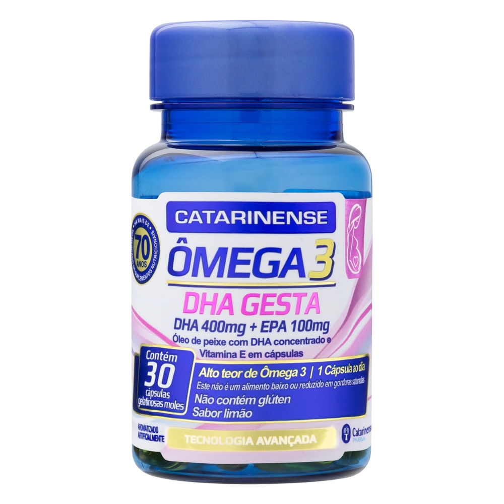 Ômega 3 Dha Gesta 30 Cápsulas