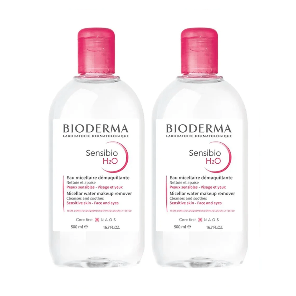 Kit Água Micelar Bioderma Sensibio H2O 500ml 2 Unidades