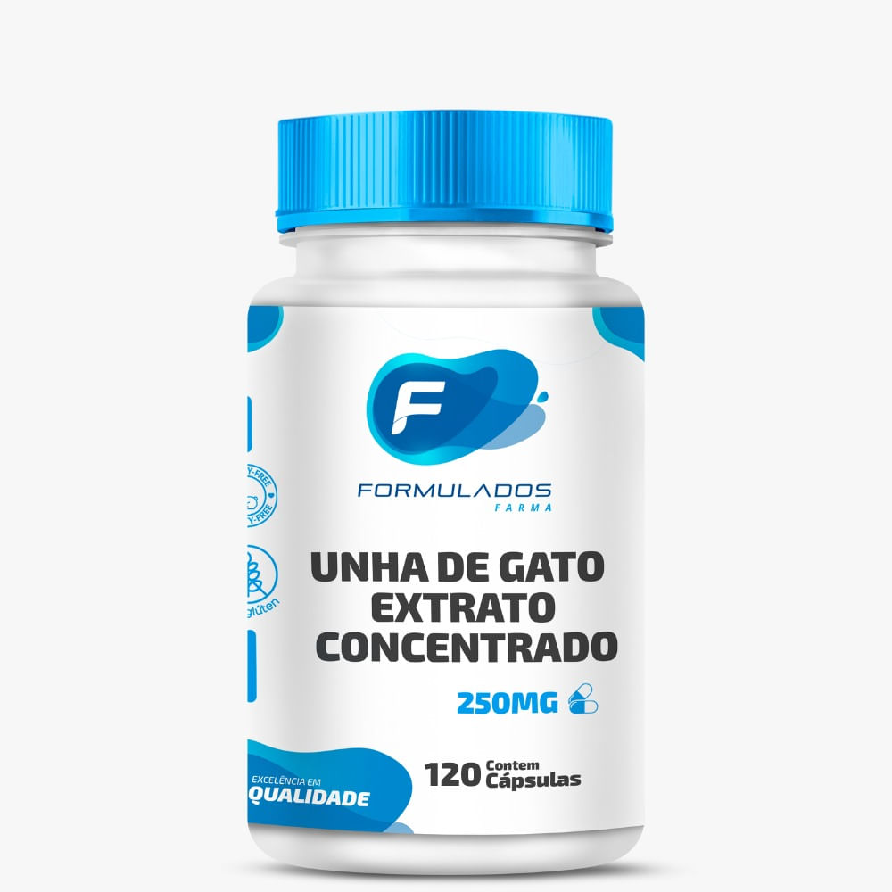 Unha de Gato 250mg - 120 Cápsulas - Formulados Farma
