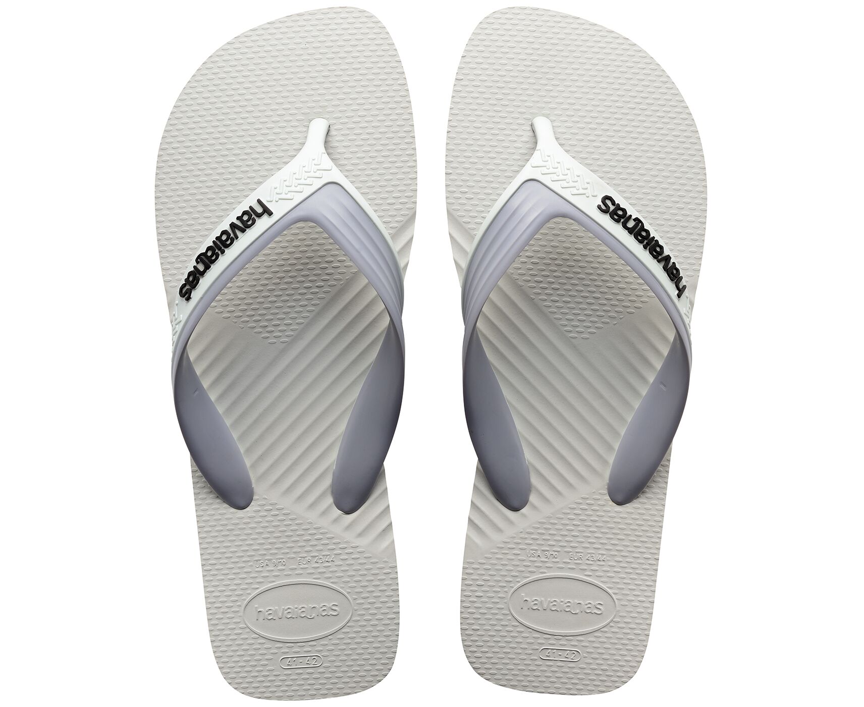 Chinelo Havaianas Dual Mascculina Branca Gelo 43/44