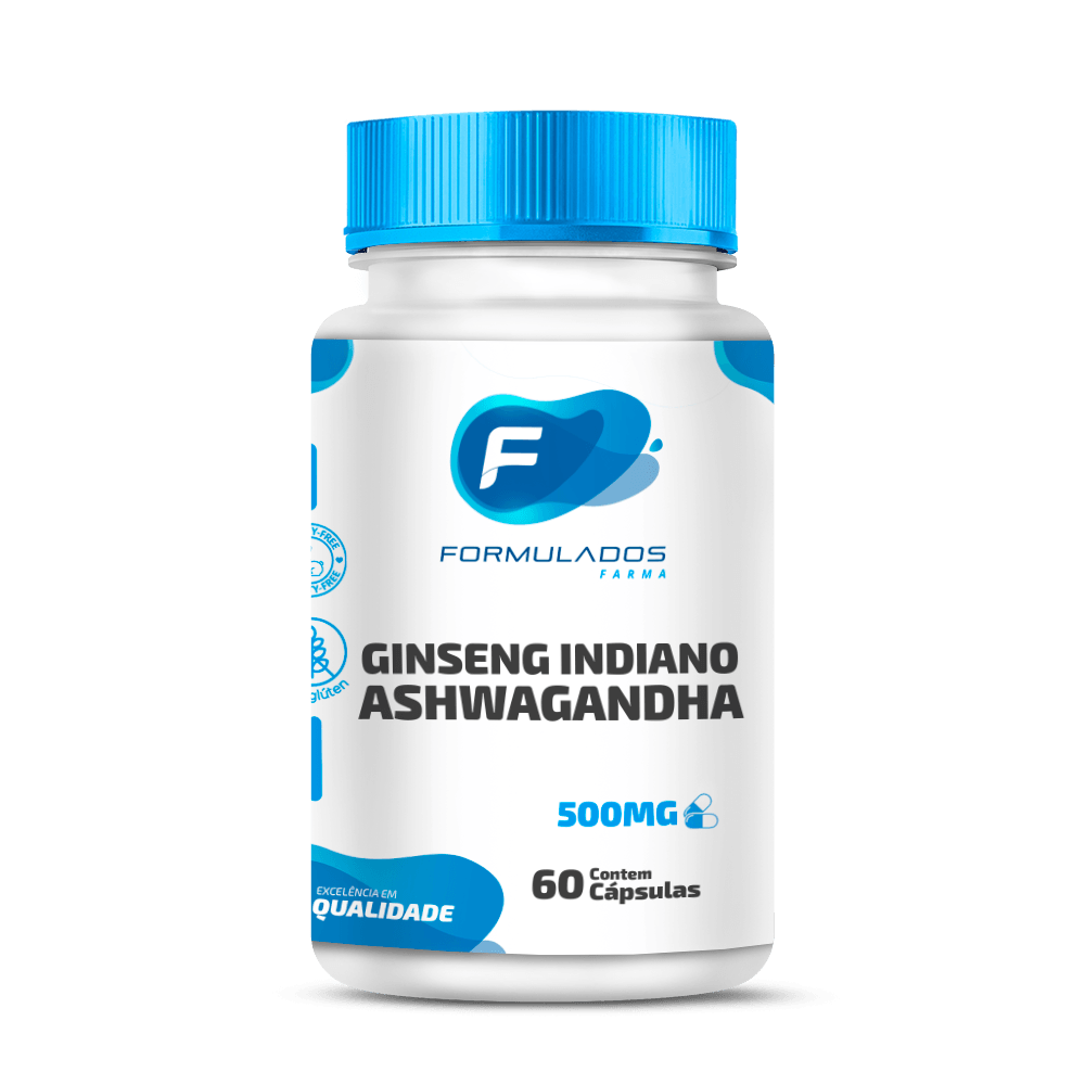 Ashwagandha (Ginseng Indiano) 500mg - 60 Cápsulas