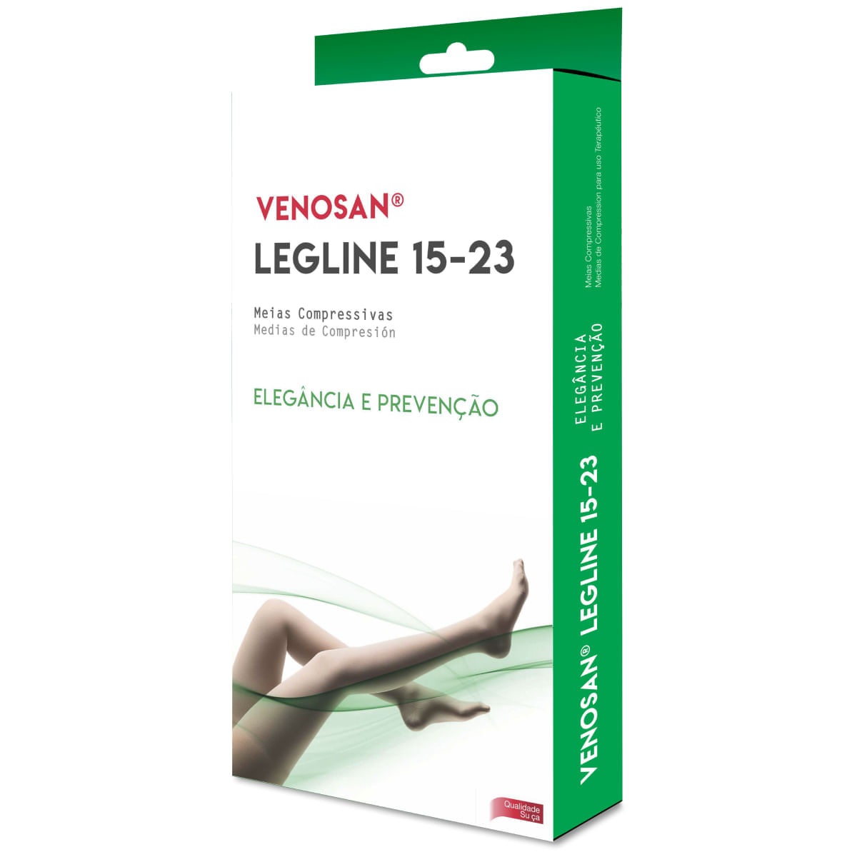 Meia 7/8 Legline Venosan - 15-23mmHg - Pé Aberto - Olinda - Tamanho P