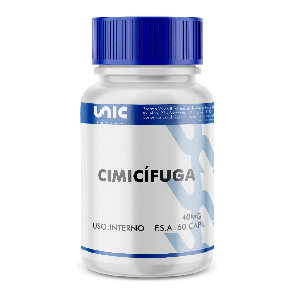Cimicífuga Racemosa (Black Cohosh) 40mg - 60 Cápsulas