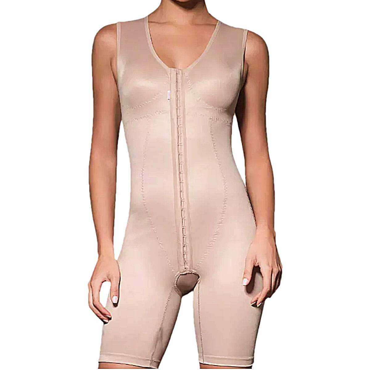 Cinta Modeladora 1/2 Perna 429 Cinta Moderna Tamanho 48 Cor Chocolate