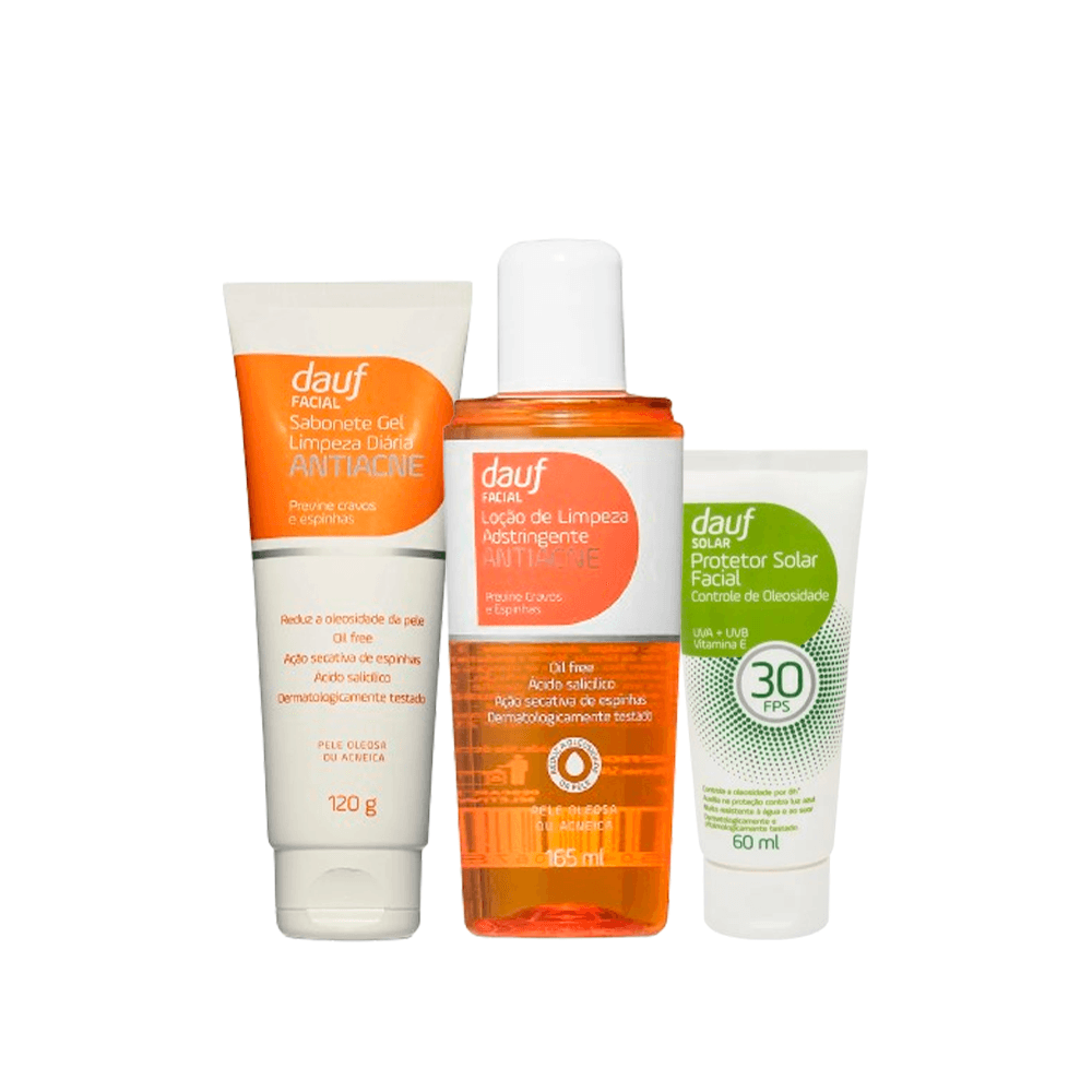 Kit Facial Pele Oleosa Dauf