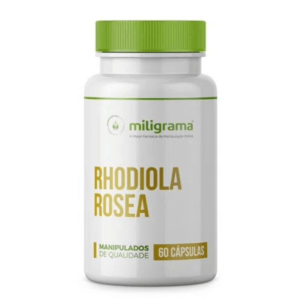 Rhodiola Rosea 250mg 60 Cápsulas da Raíz de Ouro