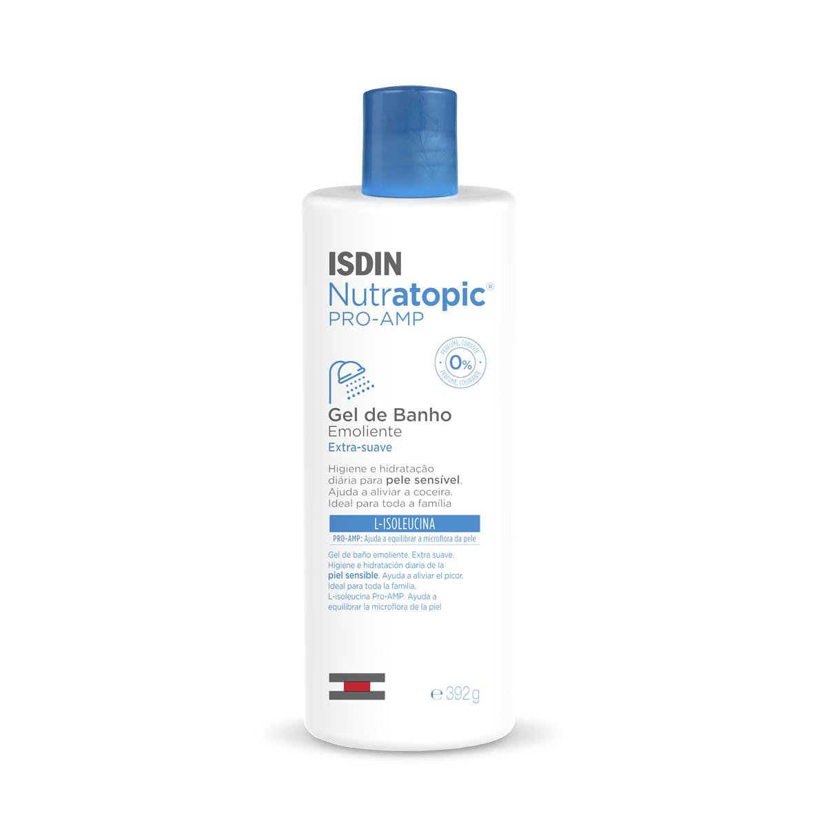 Gel de Banho ISDIN Nutratopic Pro-AMP Emoliente Pele Sensível 400ml
