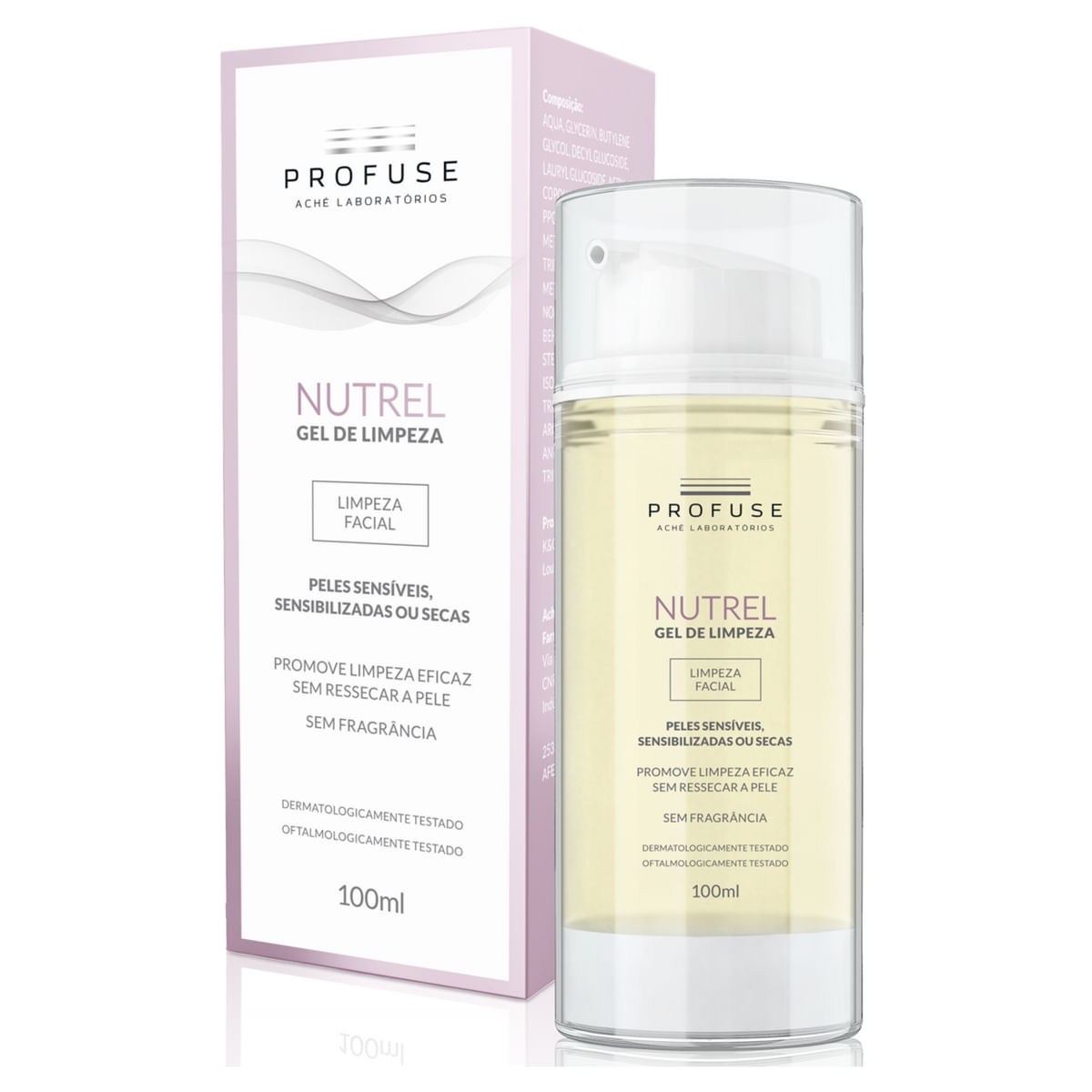 Profuse Nutrel Gel De Limpeza 100ml