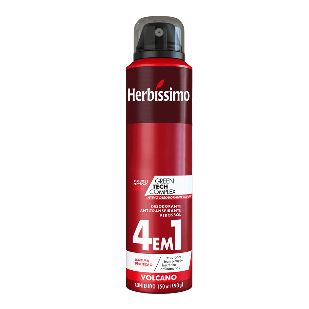 Desodorante Aerosol Antitranspirante Herbíssimo Volcano 150Ml